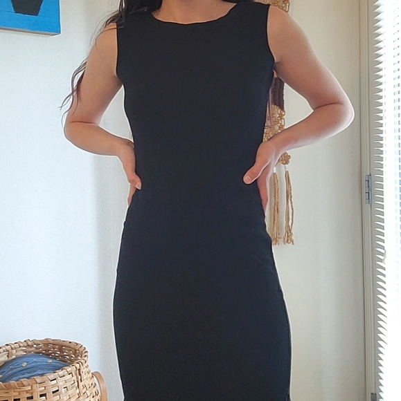 《Vintage soft black gauze dress》 - Picture 7 of 13